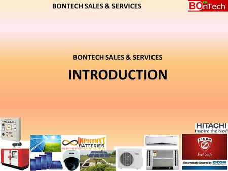 BONTECH SALES & SERVICES