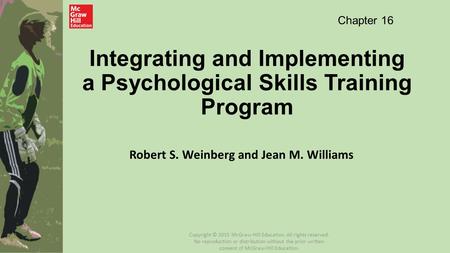 Integrating and Implementing a Psychological Skills Training Program
