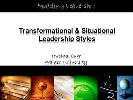 The purpose of this presentation is to introduce you, or refresh your knowledge, and help you to identify a leadership style, which you believe best fits.