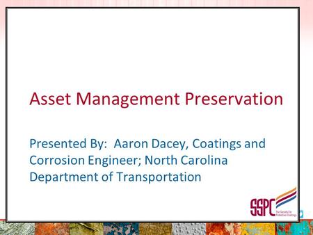Asset Management Preservation