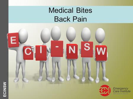 ECINSW Medical Bites Back Pain - E C N I S W.