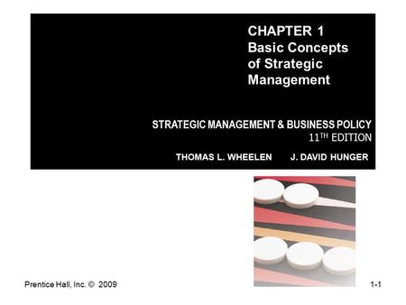 CHAPTER 1 Basic Concepts of Strategic Management