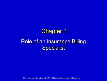 Role of an Insurance Billing Specialist