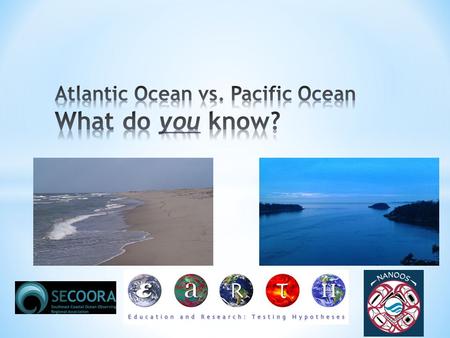 Atlantic Ocean Pacific Ocean Brainstorm! Webquest-Follow instructions from my Sharepoint site!