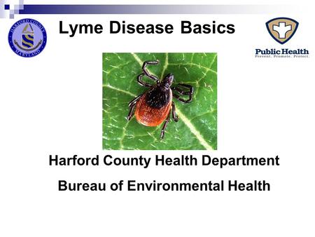 Harford County Health Department Bureau of Environmental Health
