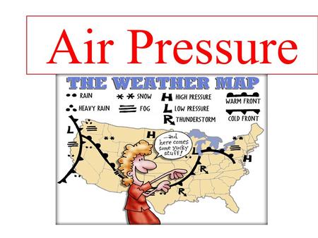 Air Pressure.