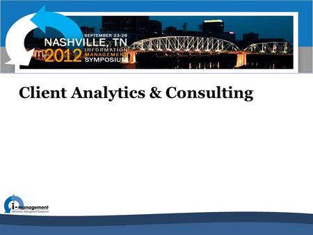 Client Analytics & Consulting
