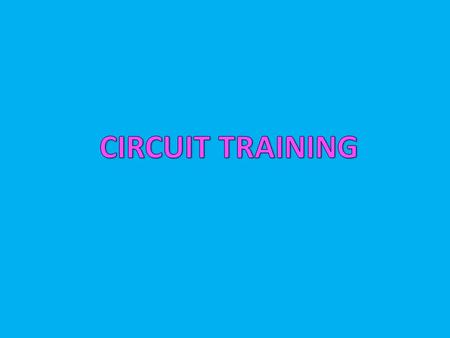 Circuit training involves using a certain number of exercises that are completed one exercise after another. There is a specified rest period between.