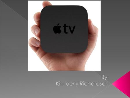  Apple TV was originally released in a 40GB model on March 21, 2007  A 160GB model was released on May 31, 2007  The 40 GB model was discontinues on.