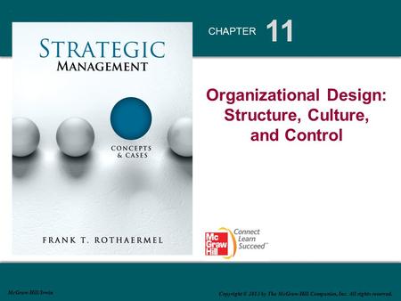 Organizational Design: Structure, Culture, and Control