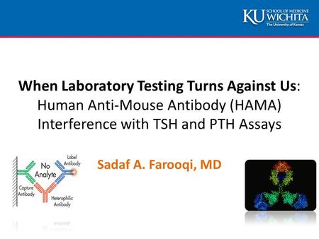 When Laboratory Testing Turns Against Us: Human Anti-Mouse Antibody (HAMA) Interference with TSH and PTH Assays Made pics smaller to have your name be.