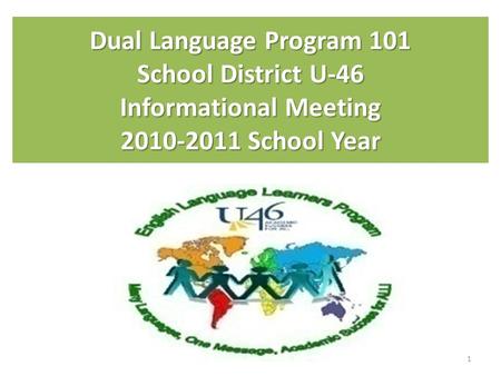 Guiding Questions What are the basics of Dual Language (DL) Programs?
