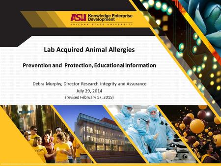 Lab Acquired Animal Allergies