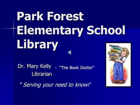 Park Forest Elementary School Library