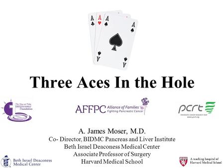 Three Aces In the Hole A. James Moser, M.D.