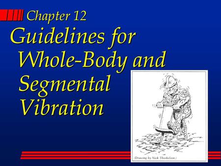 Chapter 12 Guidelines for Whole-Body and Segmental Vibration.