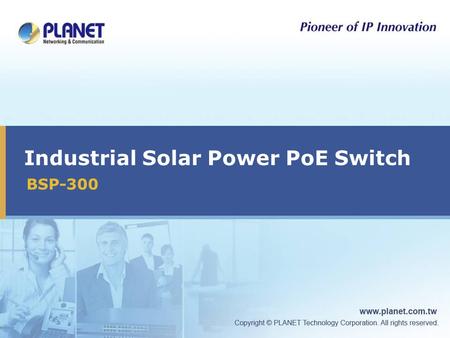Industrial Solar Power PoE Switch