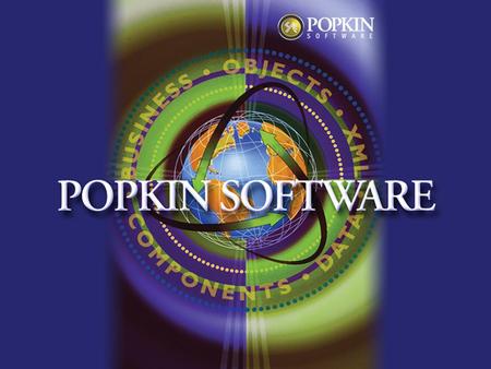David Harrison Senior Consultant, Popkin Software 22 April 2004