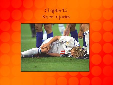 Chapter 14 Knee Injuries.
