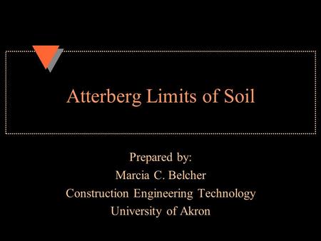 Atterberg Limits of Soil