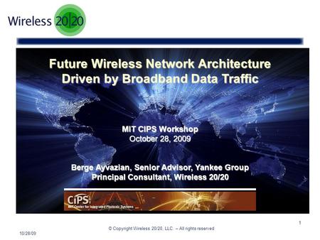 Future Wireless Network Architecture Driven by Broadband Data Traffic