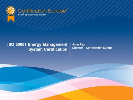 ISO Energy Management System Certification