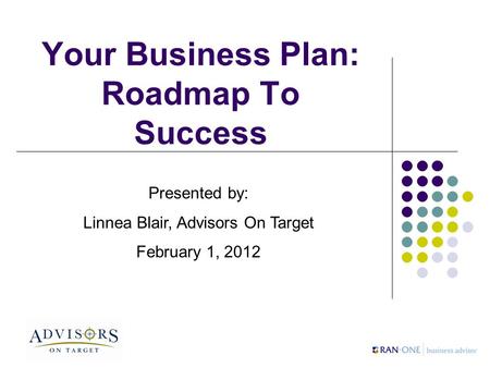 Your Business Plan: Roadmap To Success