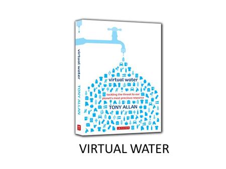 VIRTUAL WATER. Eating water: Context The world’s population is set to go from 7 billion to 9 billion by 2050. Evidence suggests that the more developed.