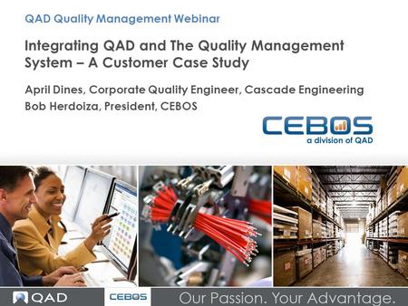 QAD Quality Management Webinar