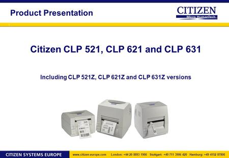 Including CLP 521Z, CLP 621Z and CLP 631Z versions