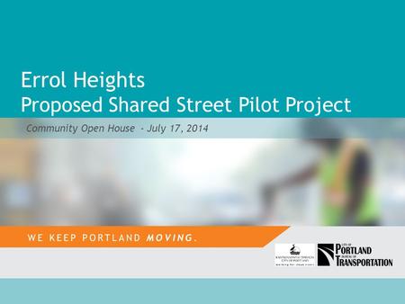 Errol Heights Proposed Shared Street Pilot Project