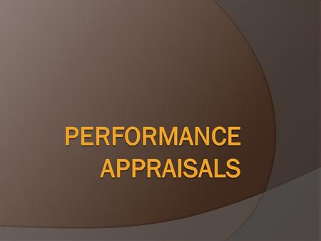 Agenda  Eligibility for performance ratings  Preparing the appraisal  The electronic form  Conducting the appraisal  Consequences of rating  Elements.