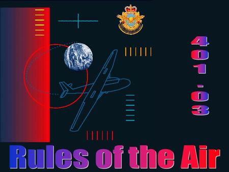 4 1 . 3 Rules of the Air.