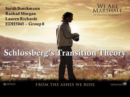 Schlossberg’s Transition Theory