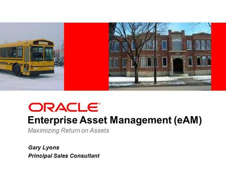 Enterprise Asset Management (eAM)