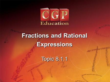 Fractions and Rational