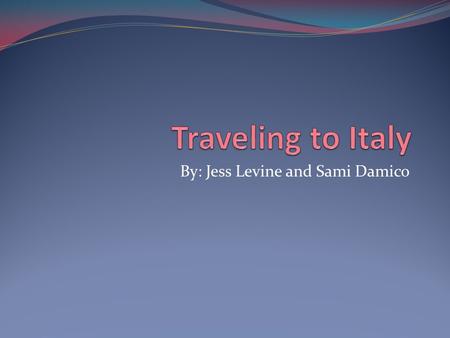 By: Jess Levine and Sami Damico. VENICE, ITALY PLANE TICKETS A plane ticket to Venice, Italy costs $1,064.27 per person.