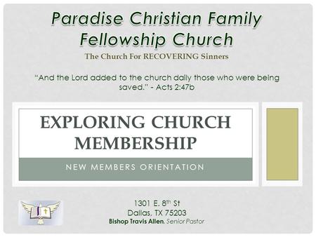 Exploring Church Membership