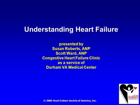 © 2000 Heart Failure Society of America, Inc.