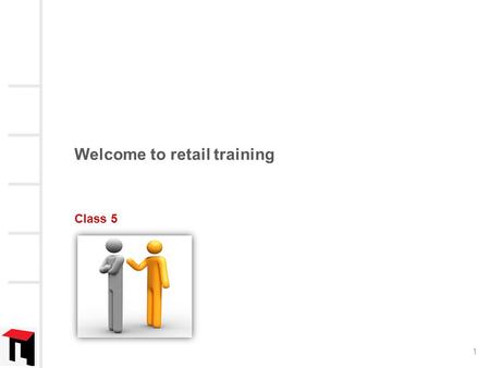 Welcome to retail training