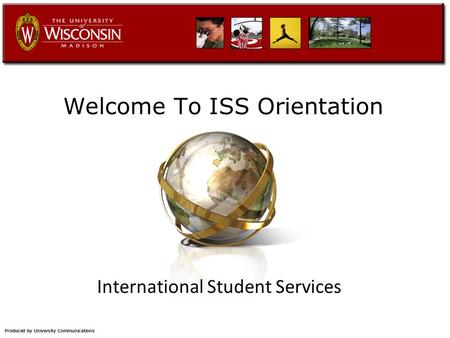 Welcome To ISS Orientation
