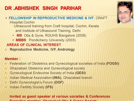 DR .ABHISHEK SINGH PARIHAR