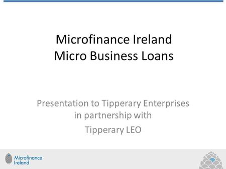 Microfinance Ireland Micro Business Loans