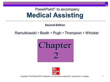Medical Assisting Chapter 2