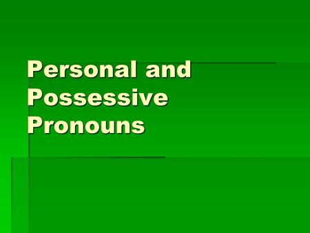 demonstrative pronouns powerpoint presentation