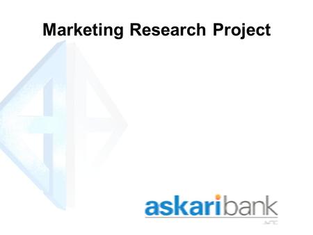 Marketing Research Project