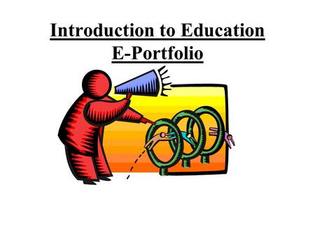 Introduction to Education E-Portfolio. Word Document Example Link to Colleen McCabeColleen McCabe Word Document Instructions –Open a new word document.