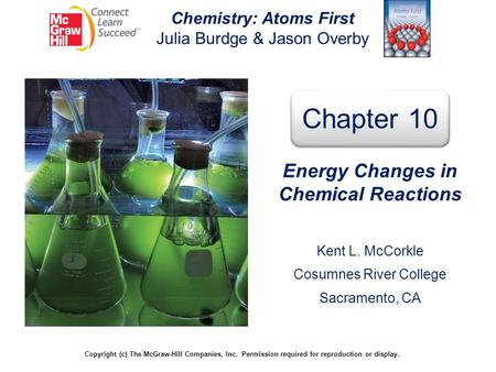 Chemistry: Atoms First Julia Burdge & Jason Overby
