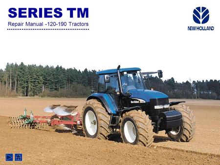 SERIES TM Repair Manual Tractors