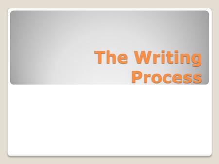 process writing lesson plan esl